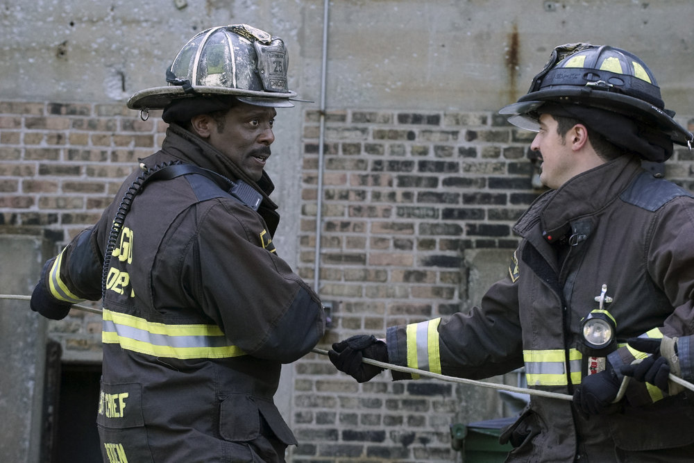 Eamonn Walker and Yuriy Sardarov in Chicago Fire (2012)