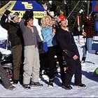 Victoria Silvstedt, David Denman, Zach Galifianakis, Derek Hamilton, and Jason London in Out Cold (2001)