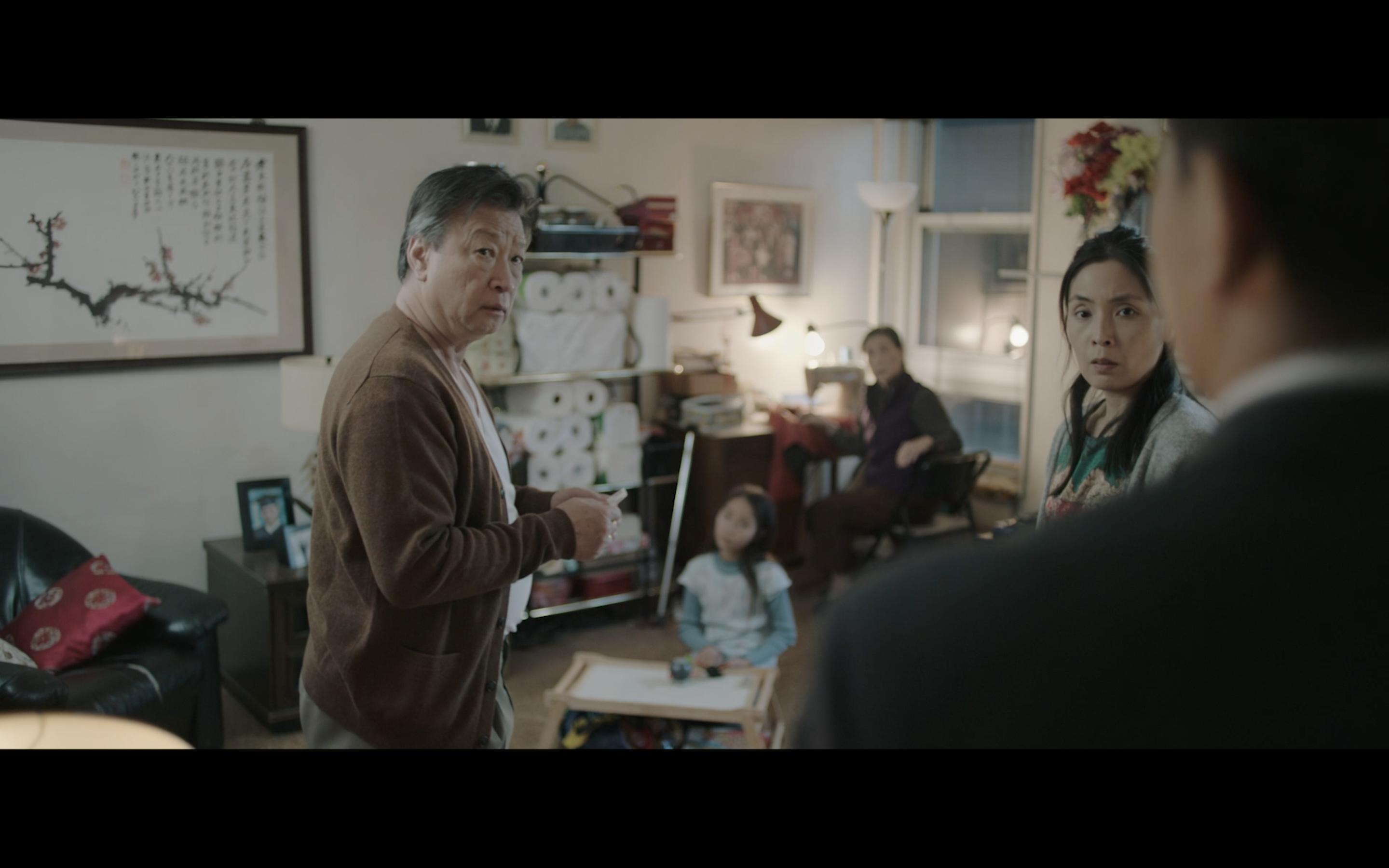 Tzi Ma, Wai Ching Ho, and Kathleen Kwan in A Father's Son (2022)