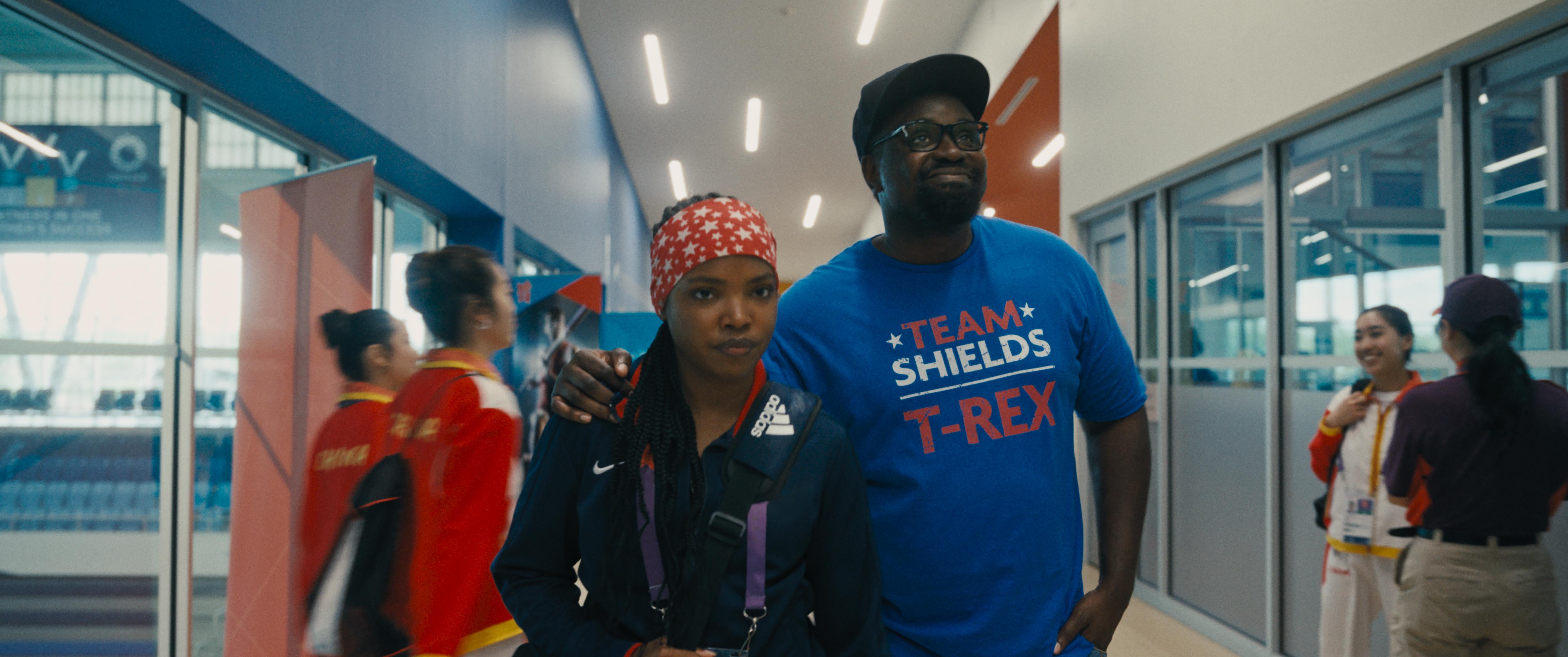 Brian Tyree Henry and Ryan Destiny in The Fire Inside (2024)