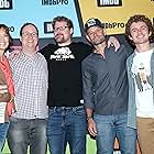 Josh Bycel, Mike McMahan, Justin Roiland, Mary Mack, and Sean Giambrone at an event for IMDb at San Diego Comic-Con (2016)