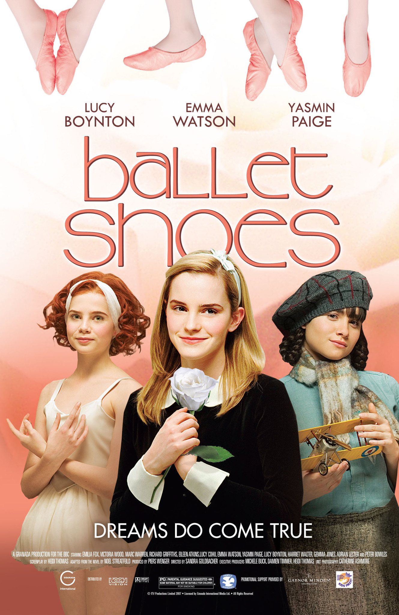 Emma Watson, Yasmin Paige, and Lucy Boynton in Ballet Shoes (2007)