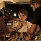 Zarah Mahler on the set of "Kemper" (2008)