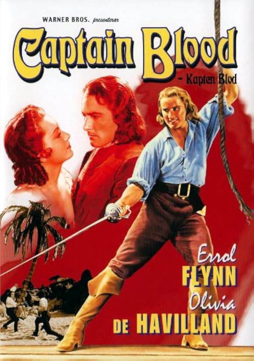 Olivia de Havilland and Errol Flynn in Captain Blood (1935)