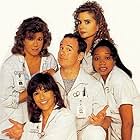 Jeff Altman, Stephanie Hodge, Mary Jo Keenen, Ada Maris, and Arnetia Walker in Nurses (1991)