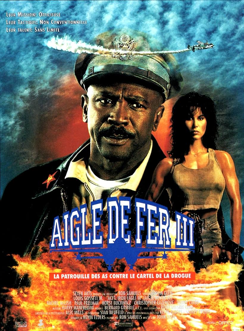 Louis Gossett Jr. and Rachel McLish in Aces: Iron Eagle III (1992)