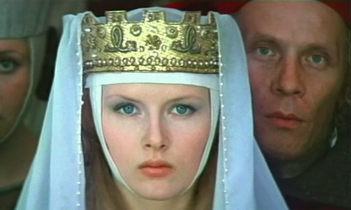 Tamara Akulova and Aleksandr Filippenko in The Ballad of the Valiant Knight Ivanhoe (1983)