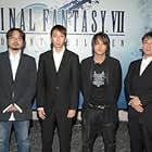 Shinji Hashimoto, Tetsuya Nomura, Kazushige Nojima, and Takeshi Nozue at an event for Final Fantasy VII: Advent Children (2005)