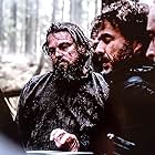 Leonardo DiCaprio, Alejandro G. Iñárritu, and Emmanuel Lubezki in The Revenant (2015)