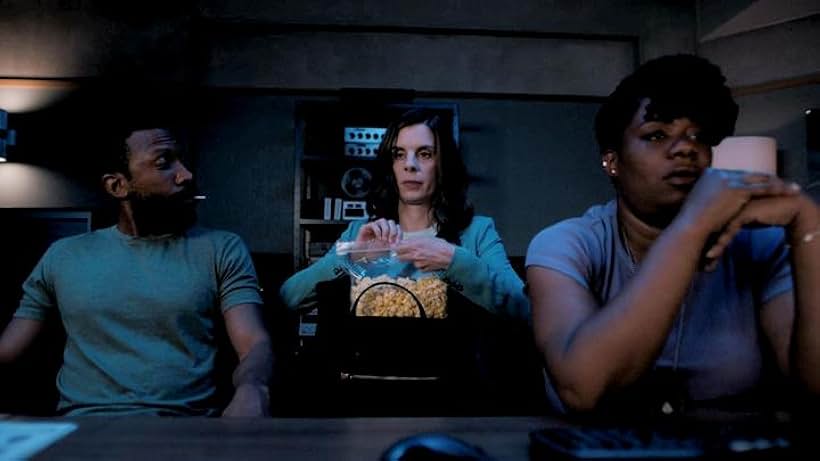 K.C. Collins, Meredith MacNeill, and Adrienne C. Moore in Pretty Hard Cases (2021)