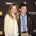 Dakota Fanning and Cody Hanford at an event for Hounddog (2007)