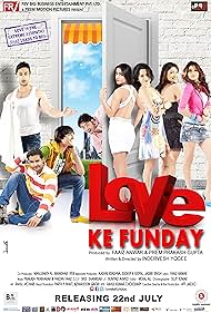 Pooja Banerjee, Shaleen Bhanot, Ashutosh Kaushik, and Indervesh Yogee in Love Ke Funday (2016)