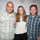 Ron Najor, Maren Olson, and Asher Goldstein at an event for Short Term 12 (2013)