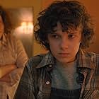 Amy Seimetz and Millie Bobby Brown in Stranger Things (2016)
