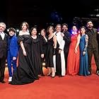 The cast of "Bad Living" and "Living Bad" at the 73rd Berlinale Red Carpet Premiere
