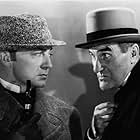 Clive Brook and Ernest Torrence in Sherlock Holmes (1932)