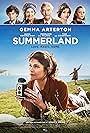 Tom Courtenay, Penelope Wilton, Gugu Mbatha-Raw, Gemma Arterton, Lucas Bond, and Dixie Egerickx in Summerland (2020)