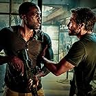 Jake Gyllenhaal and Yahya Abdul-Mateen II in Ambulance (2022)