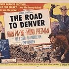 Lee J. Cobb, Mona Freeman, Skip Homeier, John Payne, and Glenn Strange in The Road to Denver (1955)