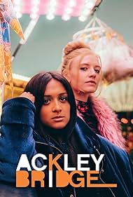 Poppy Lee Friar and Amy-Leigh Hickman in Ackley Bridge (2017)