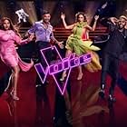 Rita Ora, Guy Sebastian, Jessica Mauboy, and Jason Derulo in The Voice (2012)