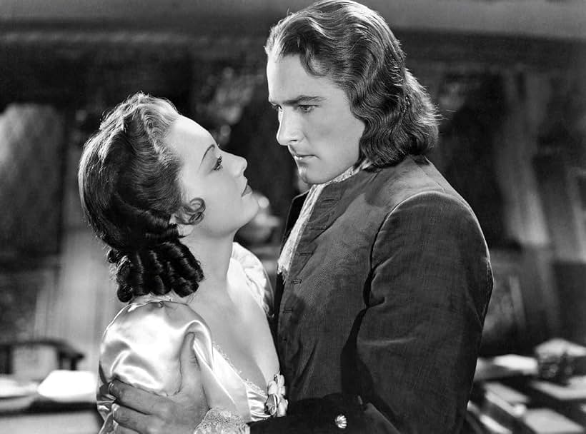 Olivia de Havilland and Errol Flynn in Captain Blood (1935)