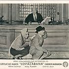 Groucho Marx, Carmen Miranda, and Chester Clute in Copacabana (1947)