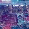 Vin Diesel, Taika Waititi, Sean Gunn, Chris Pratt, Chris Hemsworth, Dave Bautista, Karen Gillan, and Pom Klementieff in Thor: Love and Thunder (2022)