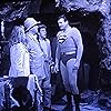 George Reeves, Mabel Albertson, John Hamilton, and Jack Larson in Adventures of Superman (1952)