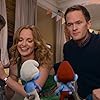 Neil Patrick Harris, Jonathan Winters, Jayma Mays, and Jacob Tremblay in The Smurfs 2 (2013)
