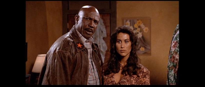 Louis Gossett Jr. and Rachel McLish in Aces: Iron Eagle III (1992)