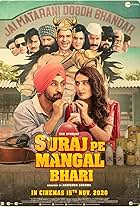 Manoj Bajpayee, Fatima Sana Shaikh, and Diljit Dosanjh in Suraj Pe Mangal Bhari (2020)