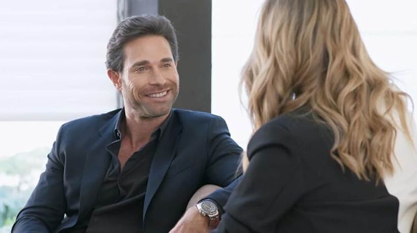 Sebastián Rulli and Sabrina Seara in Los ricos también lloran (2022)