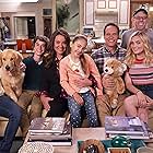 Diedrich Bader, Kenny Schwartz, Rick Wiener, Katy Mixon Greer, Daniel DiMaggio, Meg Donnelly, and Julia Butters in American Housewife (2016)