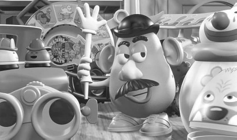 Jeff Pidgeon, Joe Ranft, and Don Rickles in Toy Story (1995)