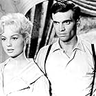 Mylène Demongeot and Alain Saury in Time Bomb (1959)