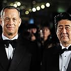 Tom Hanks and Shinzo Abe at an event for Captain Phillips (2013)