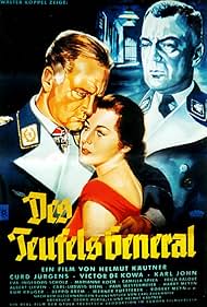 Viktor de Kowa, Curd Jürgens, and Marianne Koch in The Devil's General (1955)