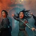 Michelle Yeoh, Maggie Cheung, and Anita Mui in Heroic Trio 2: Executioners (1993)