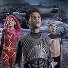 Cayden Boyd, Taylor Lautner, and Taylor Dooley in The Adventures of Sharkboy and Lavagirl 3-D (2005)