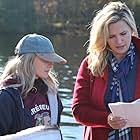 Erin Pitt directing Natasha Henstridge on Against the Wild 3