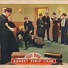 Vince Barnett, Frank O'Connor, George Douglas, Reed Hadley, Dennis Moore, Stanley Price, Sally Rand, and Paul Sutton in Sunset Murder Case (1938)