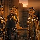 Helen Mirren, Lucy Liu, and Rachel Zegler in Shazam! Fury of the Gods (2023)