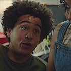 Yumarie Morales and Jorge Lendeborg Jr. in American Carnage (2022)