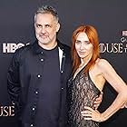 Miguel Sapochnik and Alexis Raben on the red carpet for the House of the Dragon premiere