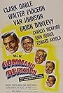 Clark Gable, Brian Donlevy, Van Johnson, John Hodiak, and Walter Pidgeon in Command Decision (1948)