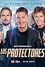 Gustavo Bermúdez, Andrés Parra, and Adrián Suar in Los Protectores (2022)