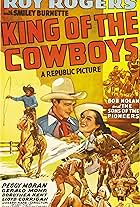 Roy Rogers, Peggy Moran, Sons of the Pioneers, and Trigger in King of the Cowboys (1943)