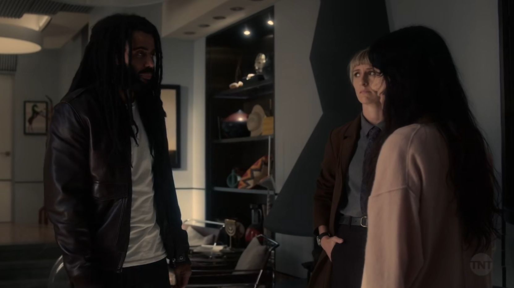 Mickey Sumner, Sheila Vand, and Daveed Diggs in Into the White (2021)