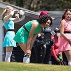 Yana Perrault, Chloe Bennet, and Dove Cameron in Powerpuff